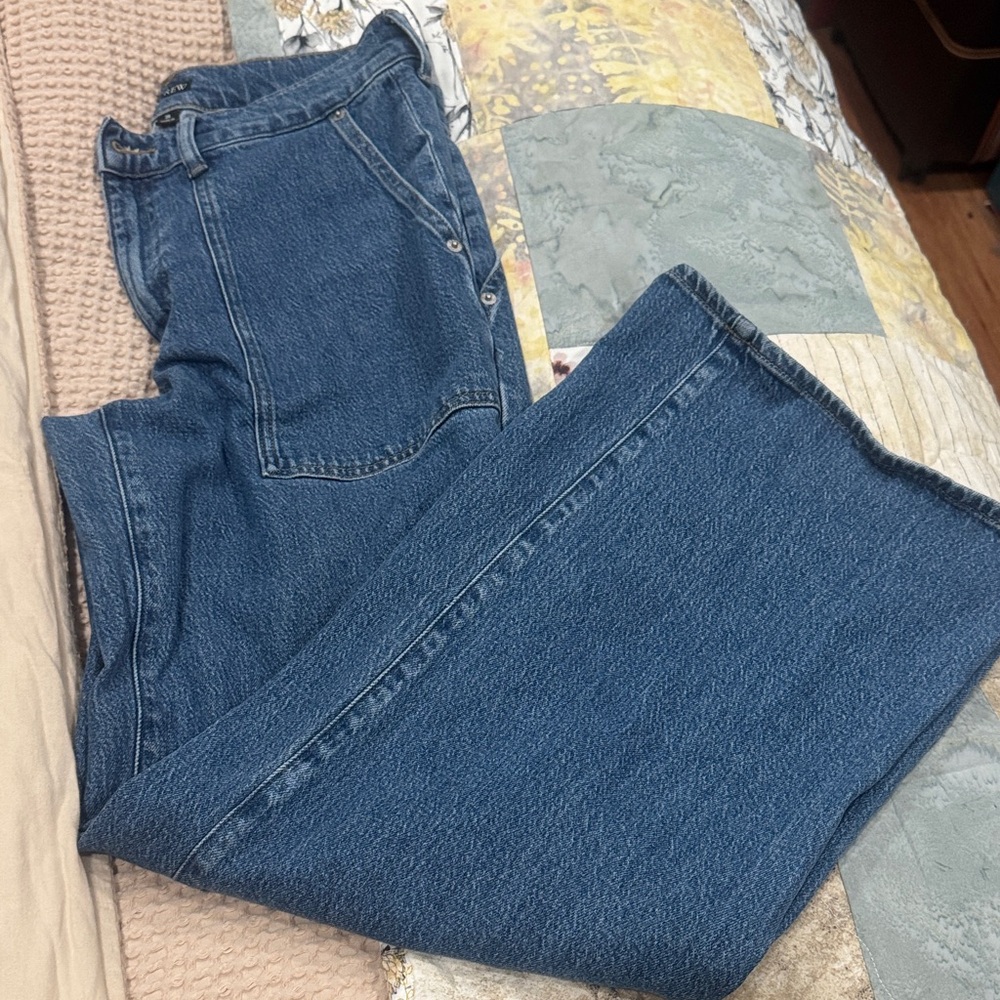 J. Crew Blue Flare & Wide Leg Jeans